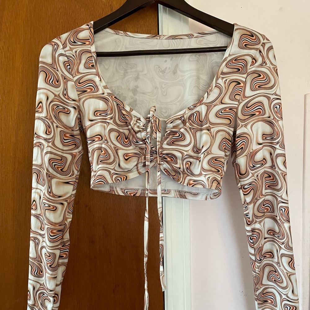 cute printed top
